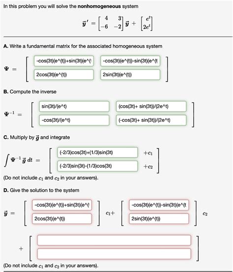 Solved In This Problem You Will Solve The Nonhomogeneous Chegg