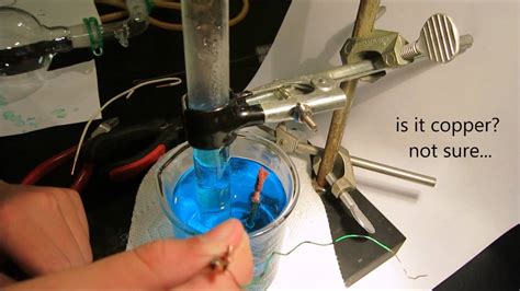 Experiment Copper Sulfate Electrolysis Youtube