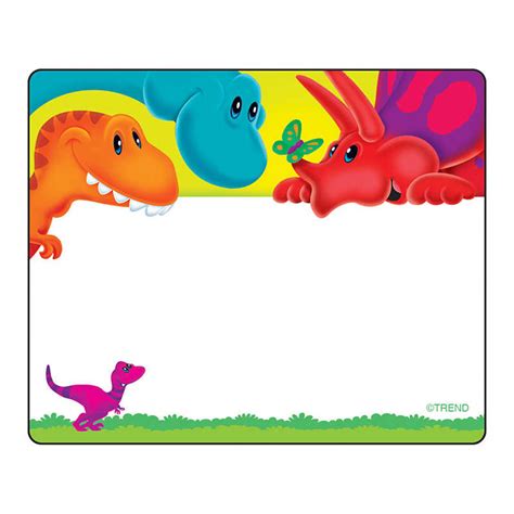 Teachersparadise Trend Dino Mite Pals® Terrific Labels™ 36 Ct T 68087