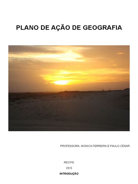 Pdf Plano De A O De Geografia Dokumen Tips