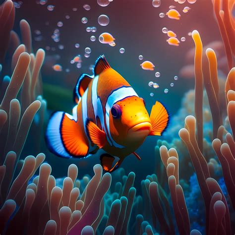 Nemo Clownfish Digital Image - Etsy