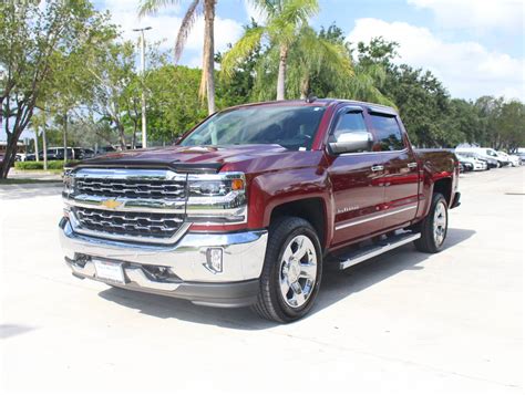 Used 2017 CHEVROLET SILVERADO Ltz 1lz 4x4 For Sale In MIAMI 93912