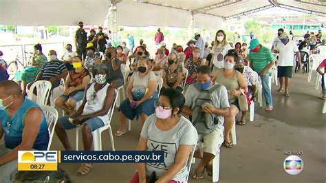 Cabo de Santo Agostinho já vacinou mais de 20 mil pessoas Bom Dia PE G1