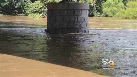 Rising Rivers Creeks Flood Roads In Pottstown Youtube