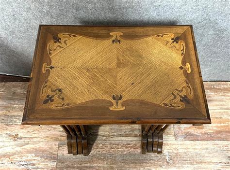 Nesting Tables Art Nouveau Period Marquetry 1900 Catawiki