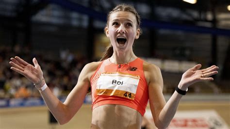 Atletica Femke Bol Straripante Record Del Mondo Dei 400 Indoor Dopo