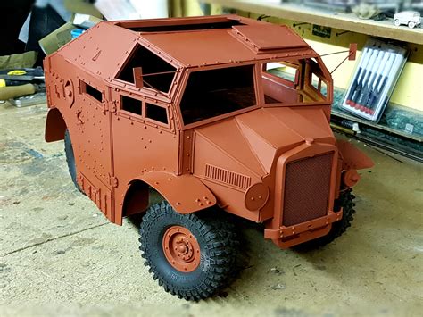 Currently Scratch Building And Printing A 1940s Morris Quad Fat In 1