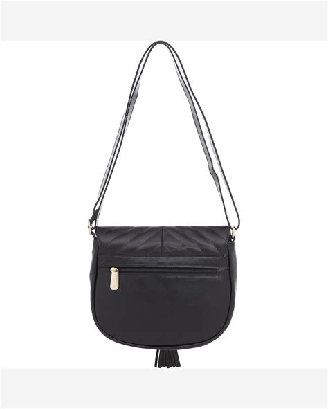 Riachuelo Bolsa Transversal Smartbag Couro Preto 71204 22