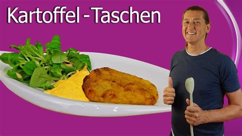 Vegane gefüllte Kartoffeltaschen aus dem Ofen besser als frittiert