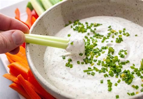 Homemade Ranch Veggie Dip Recipe ~ Crunch Time Kitchen