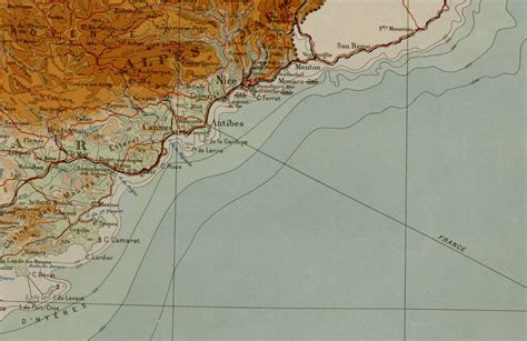 Mapa De Niza Carte De France Mapa De Niza Plan De Niza Etsy Espa A