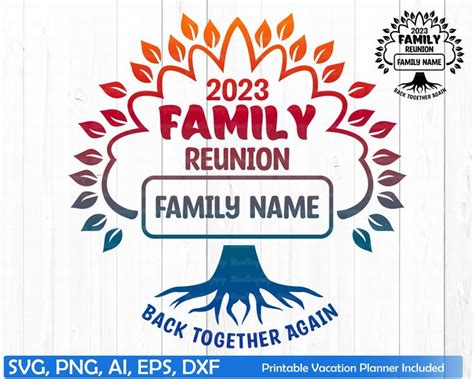 Custom Family Reunion 2024 Svg, Png, Personalized Family Reunion Shirt ...