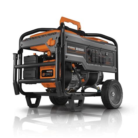 Generac Xc Series Running Watt Gasoline Portable Generator At