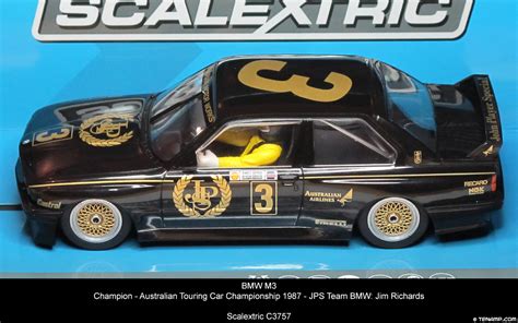 Scalextric C3757 BMW M3 E30 JPS Australian Touring Car Championship