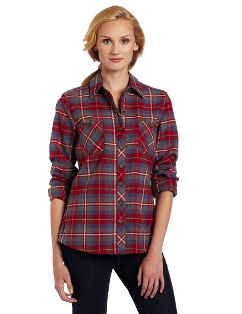 Ladies Plaid Flannel Shirts