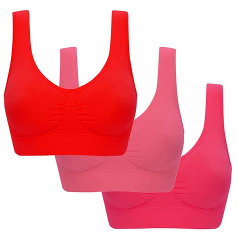 Fafwyp 3 Pack Plus Size Sports Bras High Impact Full Coverage No Underwire Everyday Use