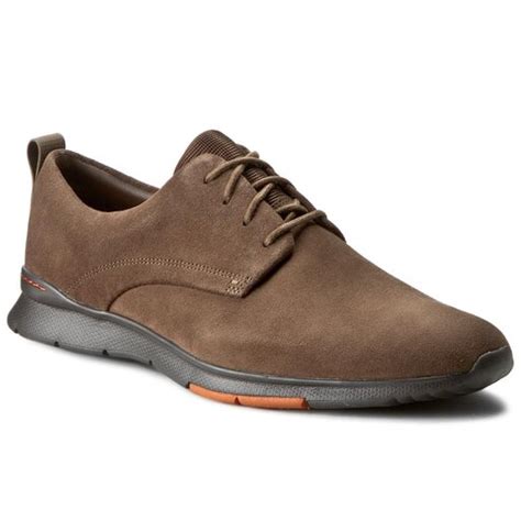 Półbuty Clarks Tynamo Walk 261201687 Brązowy eobuwie pl