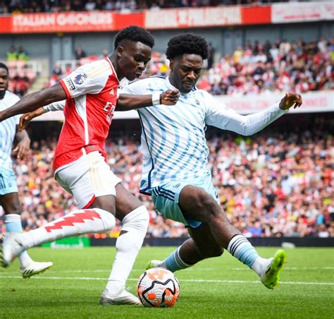 Epl Awoniyi On Target In Nottingham Forest S Defeat To Arsenal Daily