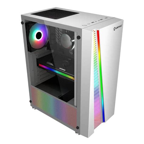 Opiniones Unykach Glayze Caja Pc Atx Blanca Rgb Cristal Templado Usb