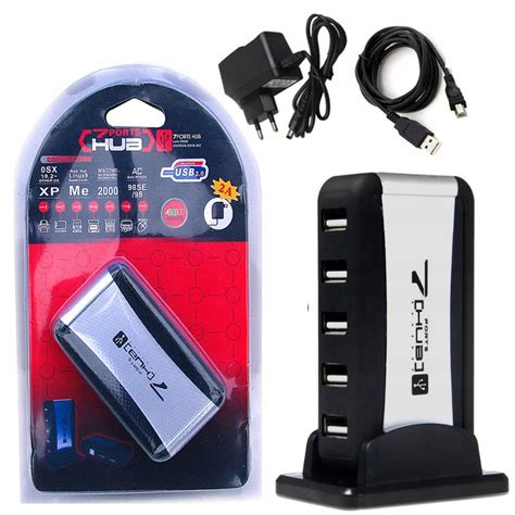 Aktywny Hub Port W Usb Rozdzielacz Zasilacz