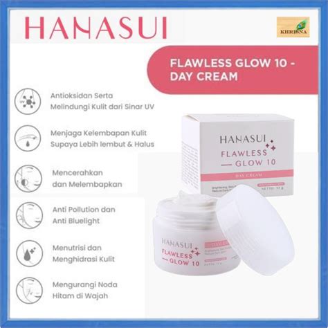 Hanasui Flawless Glow Day Cream Gr Lazada Indonesia