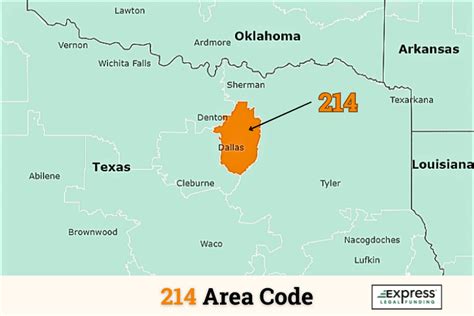 The 214 Area Code In Dallas Texas Metropolitan Locations