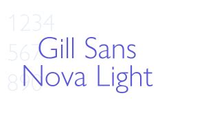 Gill Sans Nova Light - Font Free [ Download Now ]