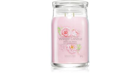 Yankee Candle Fresh Cut Roses Candela Profumata Signature Notino It