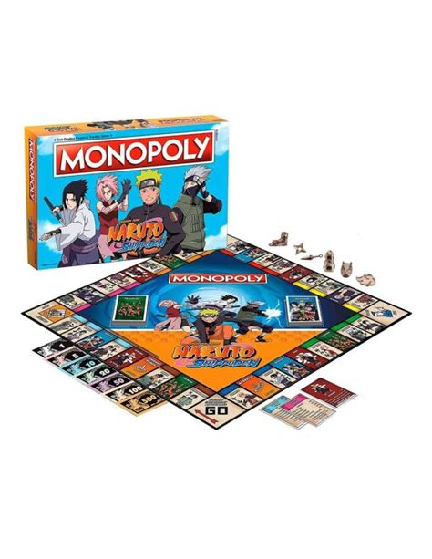 Juego Monopoly Naruto Shipppuden Hasbro Games Carrusel Juguetes