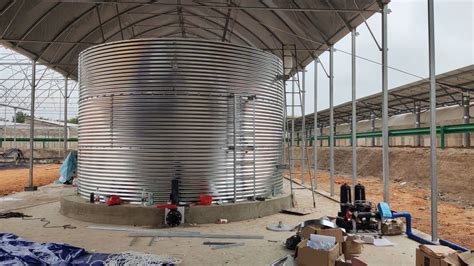 Ftsilo 20ton 50cbm Water Storage Tank Industrial Steel Water Storage