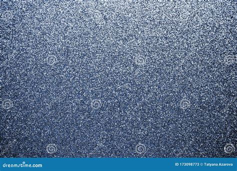 Glitter Fabric With Sparkles Blue Tinsel Background Shiny Texture Of