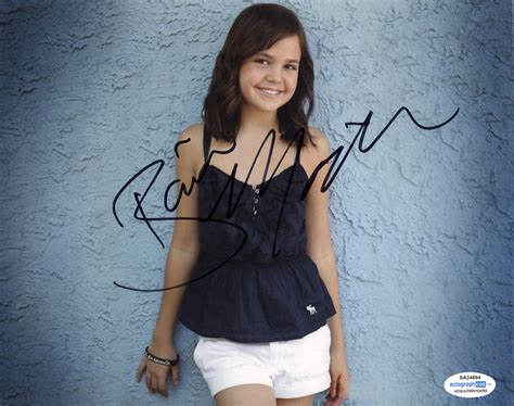 Bailee Madison Sexy Signed Autograph 8x10 Photo Acoa 72 Outlaw