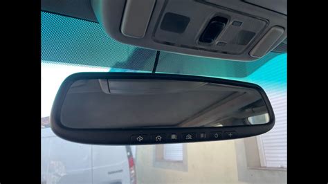 Subaru Auto Dimming Compass And Homelink Mirror Install On