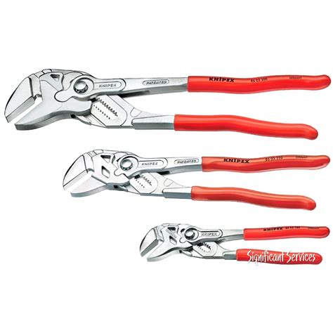 Knipex 00 20 06 Us2 3 Piece Plier Wrench Set