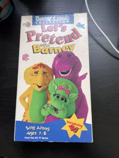 BANDE VIDÉO BARNEY Friends Let s Pretend With VHS RARE Lyons Sing