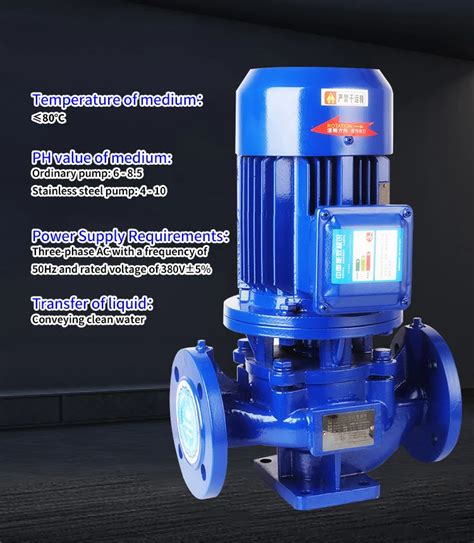 Centrifugal Pumps Vertical Inline Booster Pumpsfor Water Transfer Isg