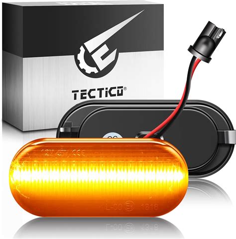 TECTICO LED Dynamic Side Indicator Amber Yellow Brighter Canbus Side