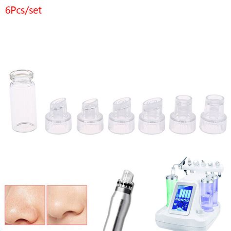 Pcs Hydra Facial Device Tips Head Replacement For Water Oxygen Skin