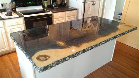 Diy Concrete Countertops Diy Countertops Stained Concrete Countertops