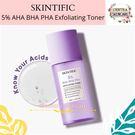 Jual Skintific 5 Aha Bha Pha Exfoliating Toner Shopee Indonesia