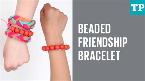 How To Make Beaded Friendship Bracelets Youtube