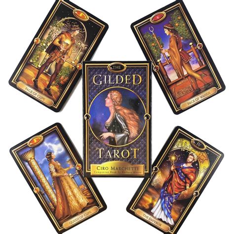 The Gilded Tarot Card Deck Board Cards English Edition