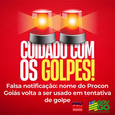 Falsa notificação nome do Procon Goiás volta a ser usado em tentativa