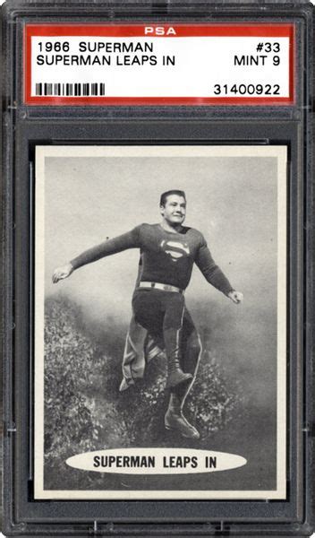 1966 Topps Superman Superman Leaps In Psa Cardfacts®