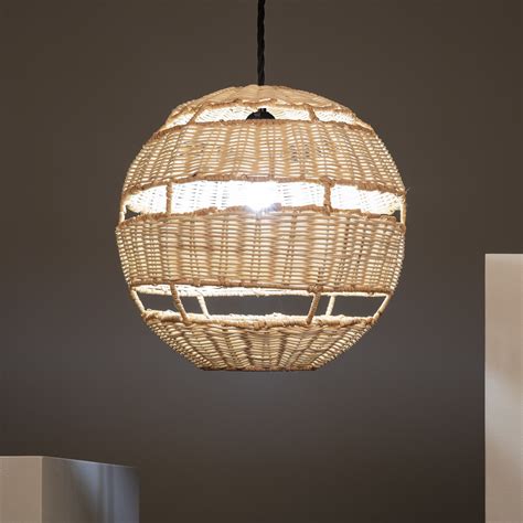 Hängeleuchte Rattan Bulang Ø300 mm Ledkia