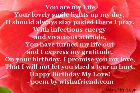 Girlfriend Birthday Poems - Page 1