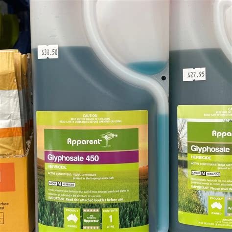 Apparent Glyphosate 450 Herbicide 1l Yarramalong Farm Supplies