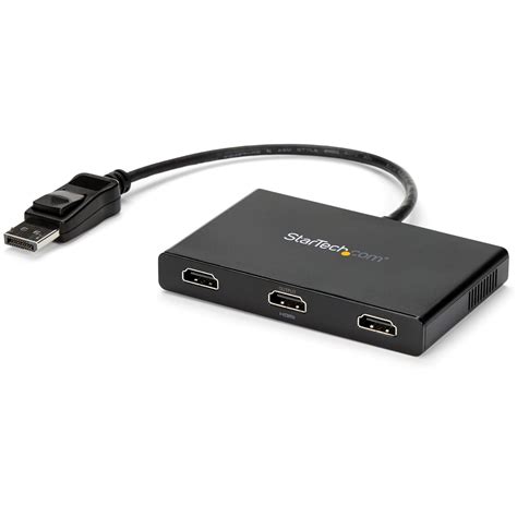 StarTech 3 portowy adapter do wielu monitorów DisplayPort 1 2 do