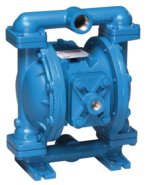 Sandpiper Double Diaphragm Pump 45 Gpm Max Flow Ptfe Santoprener