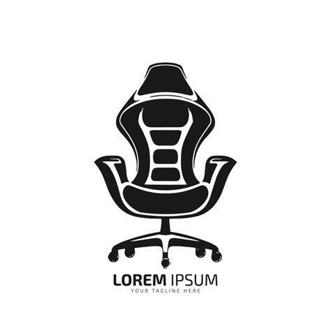 Logo Of Chair Office Chair Icon Comfortable Chair Vector Silhouette